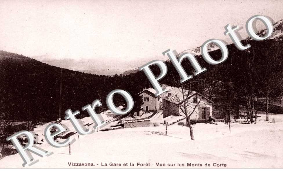 la gare et la foret