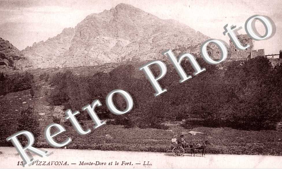 VIZZAVONA  Monte Doro et le fort