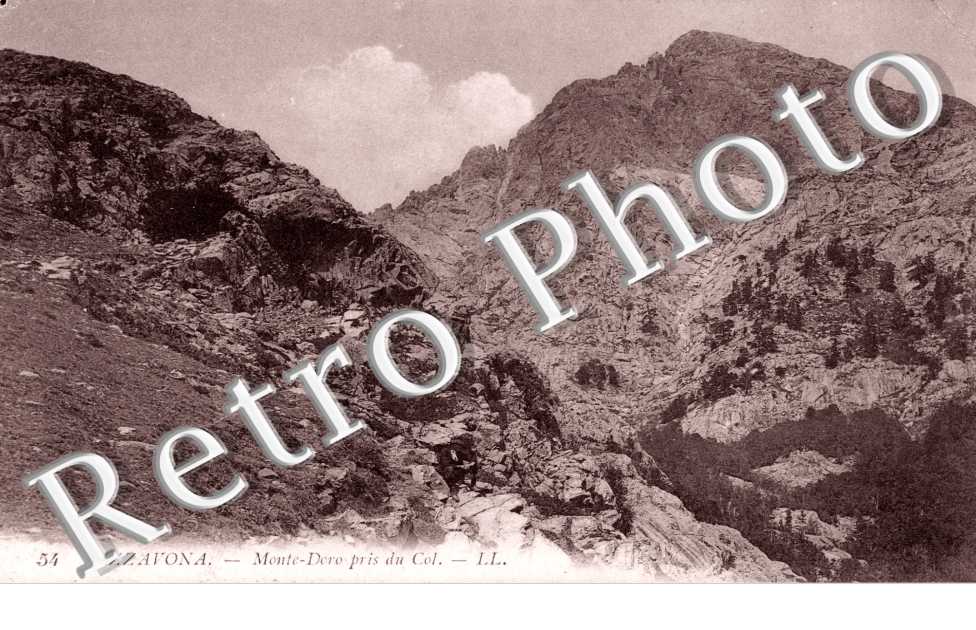 Vizzavona  Monte-Doro pris du col