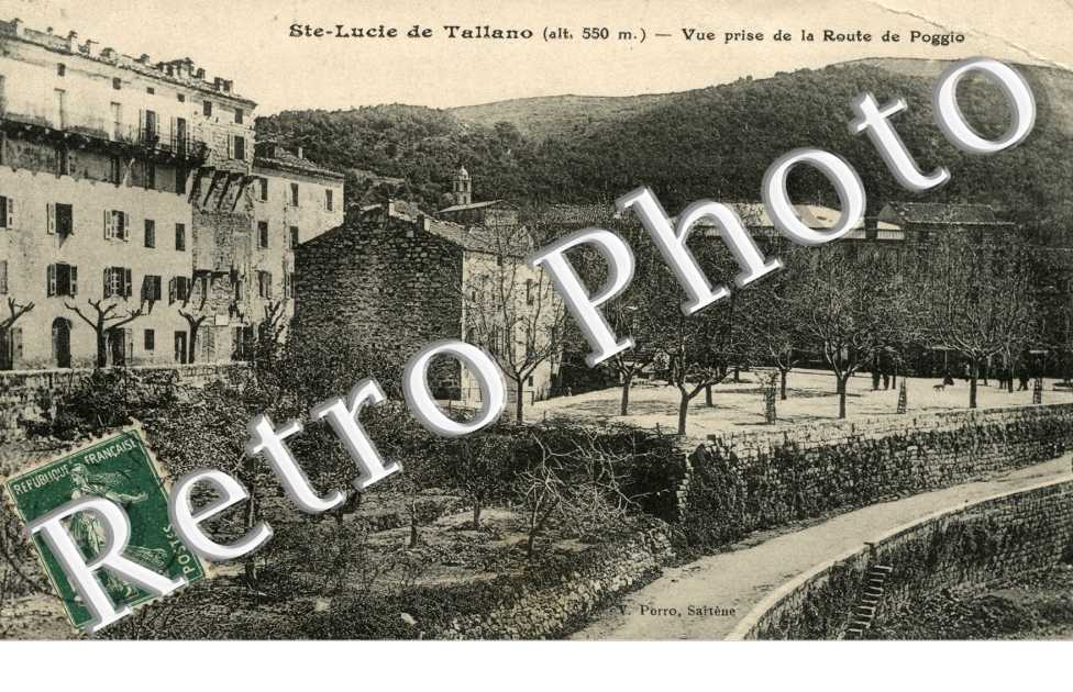 vue prise de la route de poggio