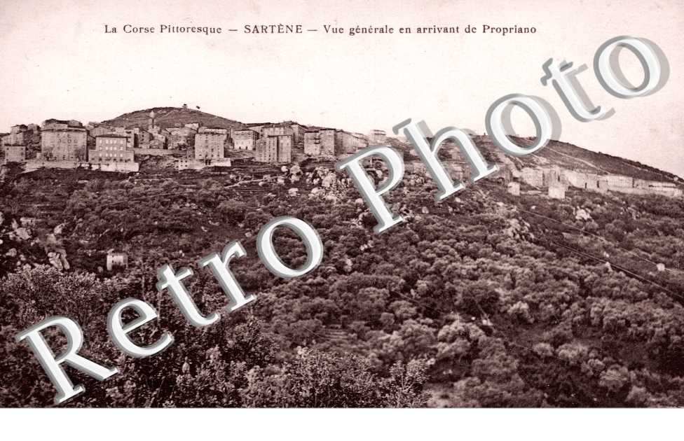 vue generale en arrivant de Propriano
