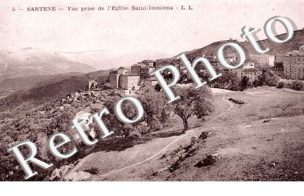 vue prise de l'eglise Saint-Damiens