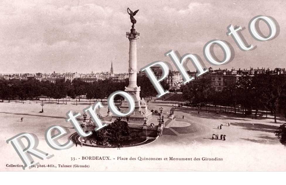 Place des Quinconces et monument des Girondins
