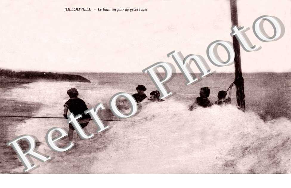 le bain un jour de grosse mer