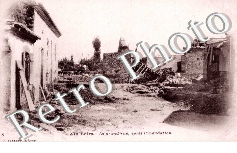 la grande rue, apres l'inondation