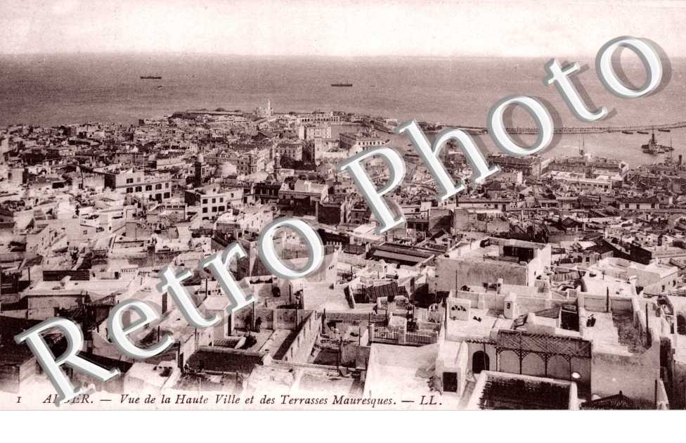 Vue de la Haute Ville et des Terrasses Mauresques