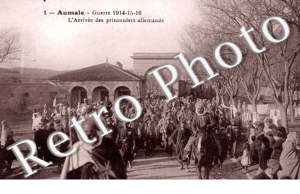 l'arrivée des Peisonniers Allemands