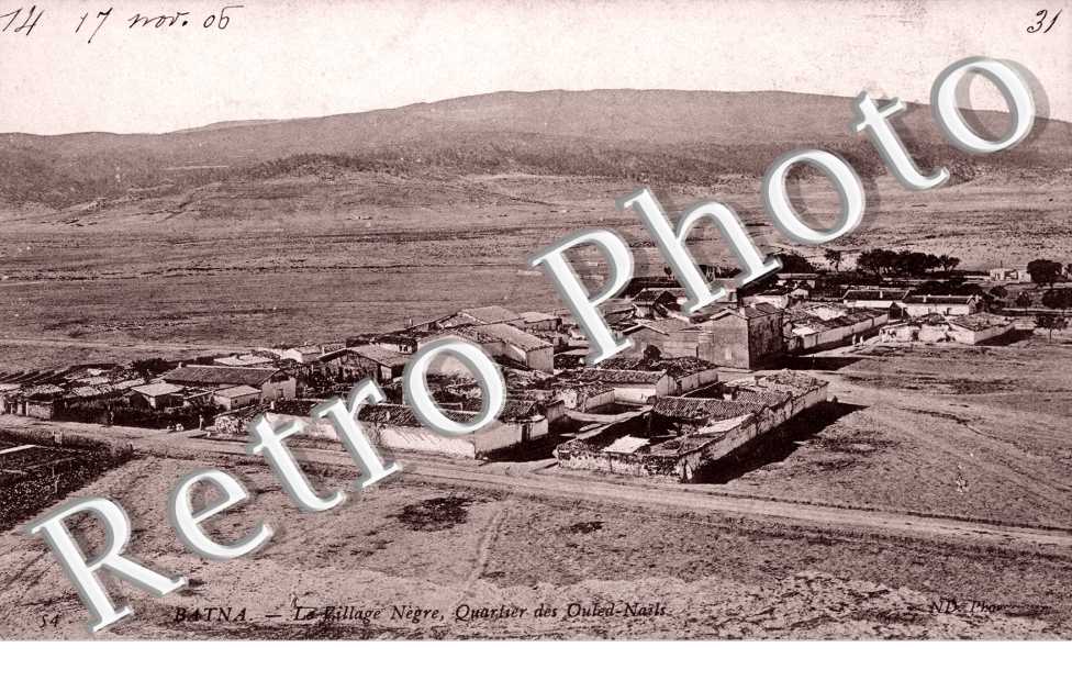 le village Nègre, quartier des Ouled-Naîls