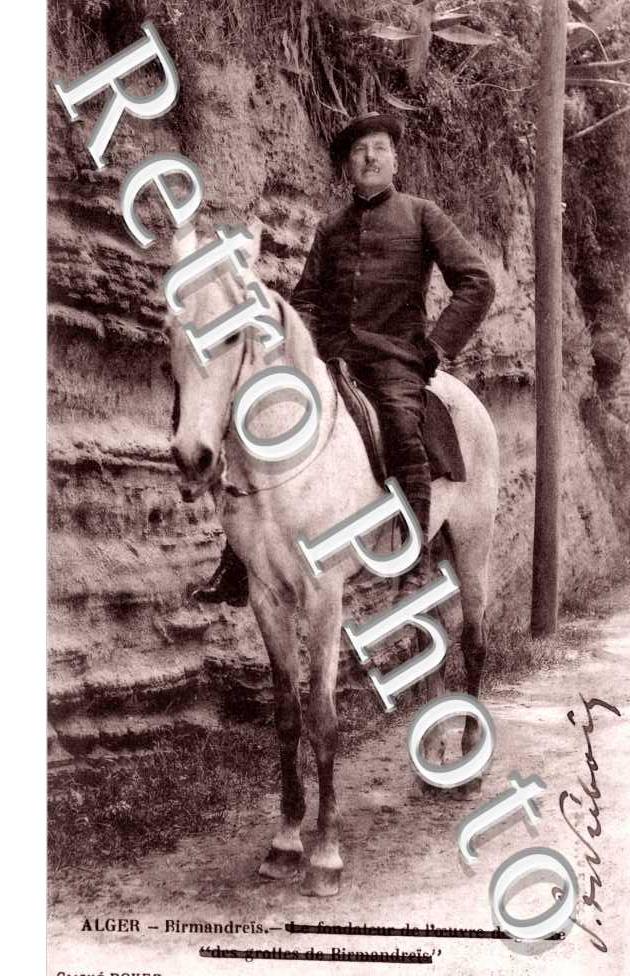 le fondateur de l'oeuvre de guerre " des grottes de Birmandreis "