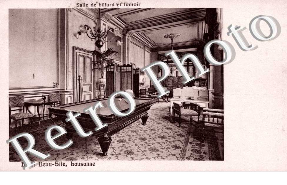 Hotel Beau-Site Salle de billard et fumoir