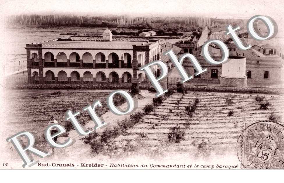 Habitation du commandant et le camp baraque