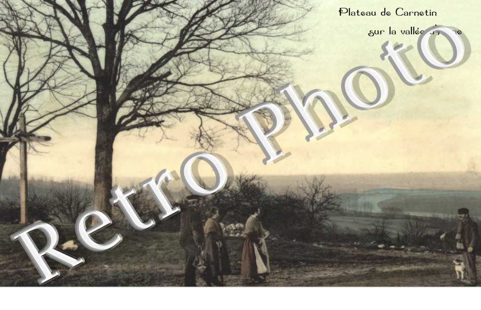 plateau de Carnetin sur la vallee d'Annet