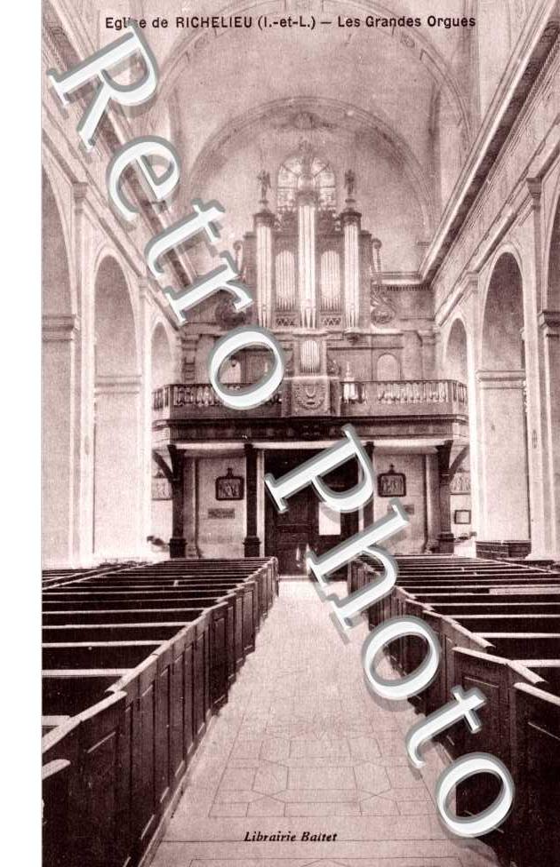 eglise de Richelieu Les grandes orgues