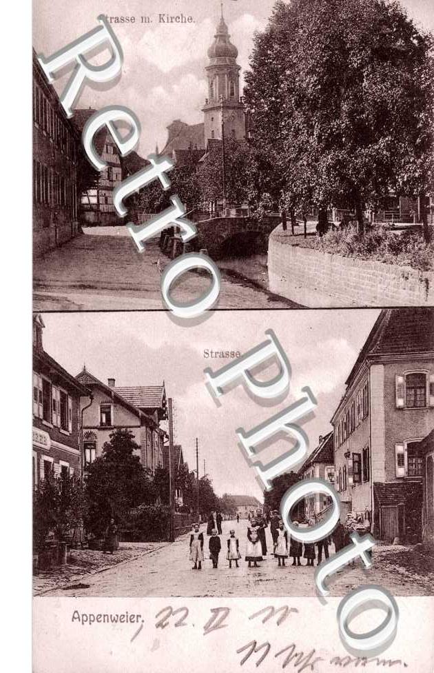 Strasse mit Kirche, Strasse