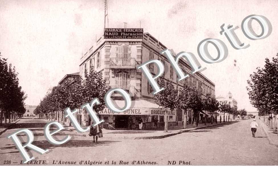 l'Avenue d'Algerie et la Rue d'Athenes