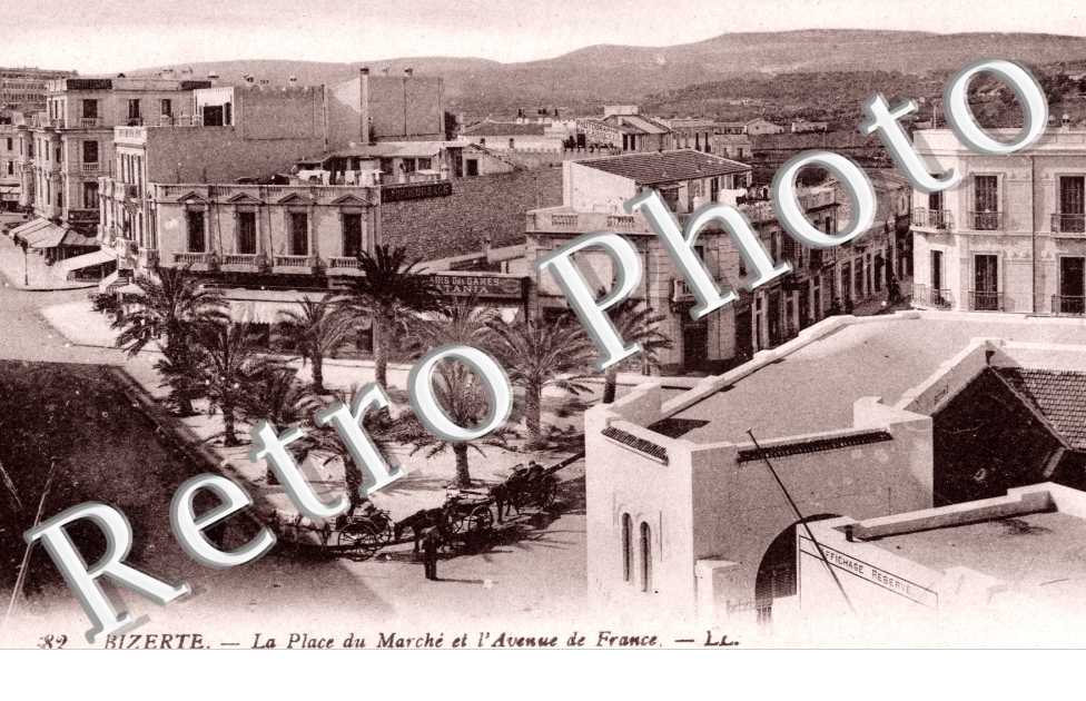 la Place du Marche et l'Avenue de France