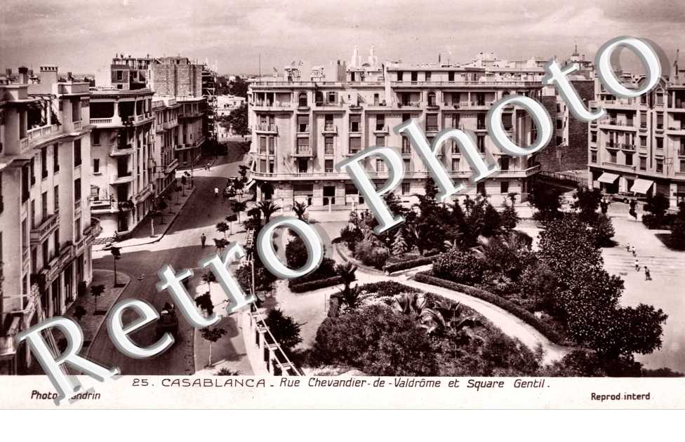 Rue Chevandier-de-Valdrome et Square Gentil