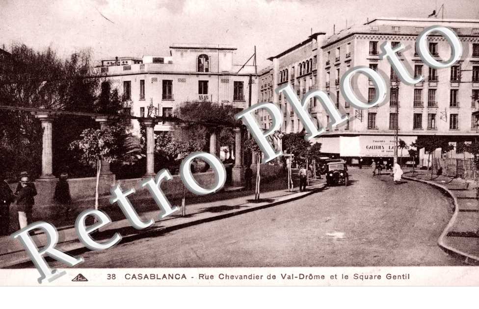 Rue Chavandier de Val Drome et le Square Gentil