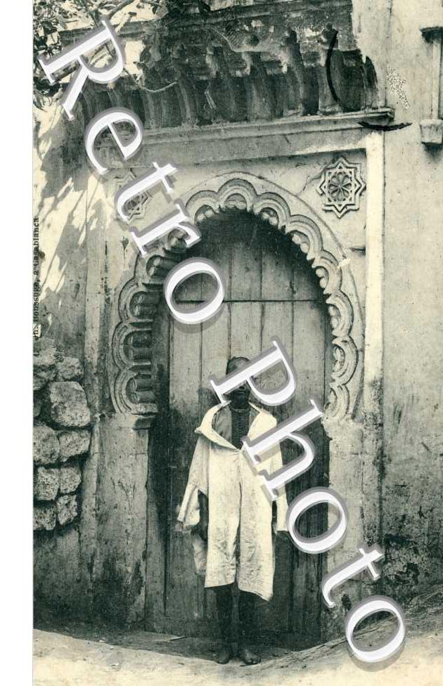 Porte d'entree d'une maison marocaine