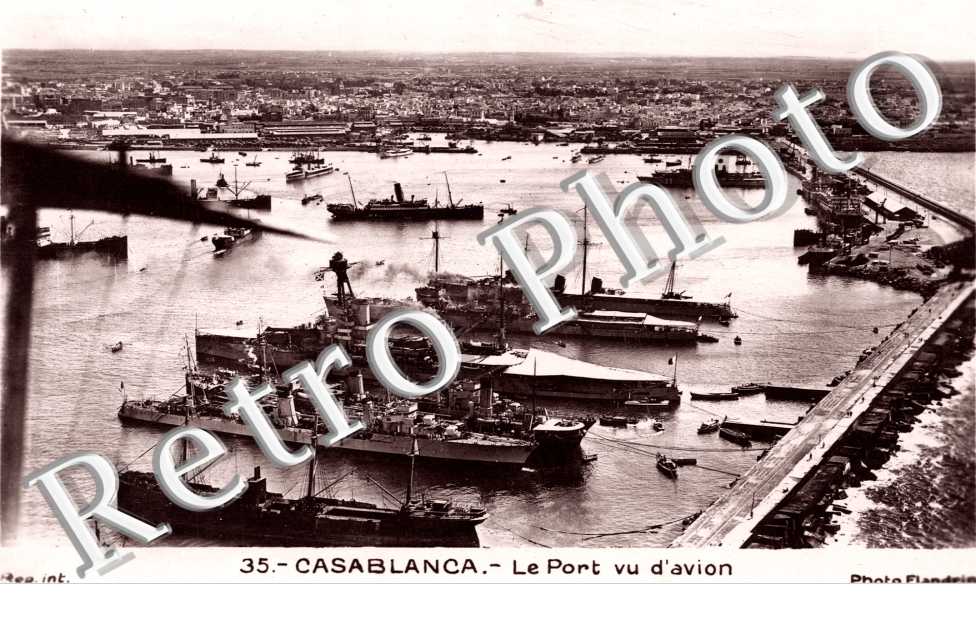 Port vu d'avion