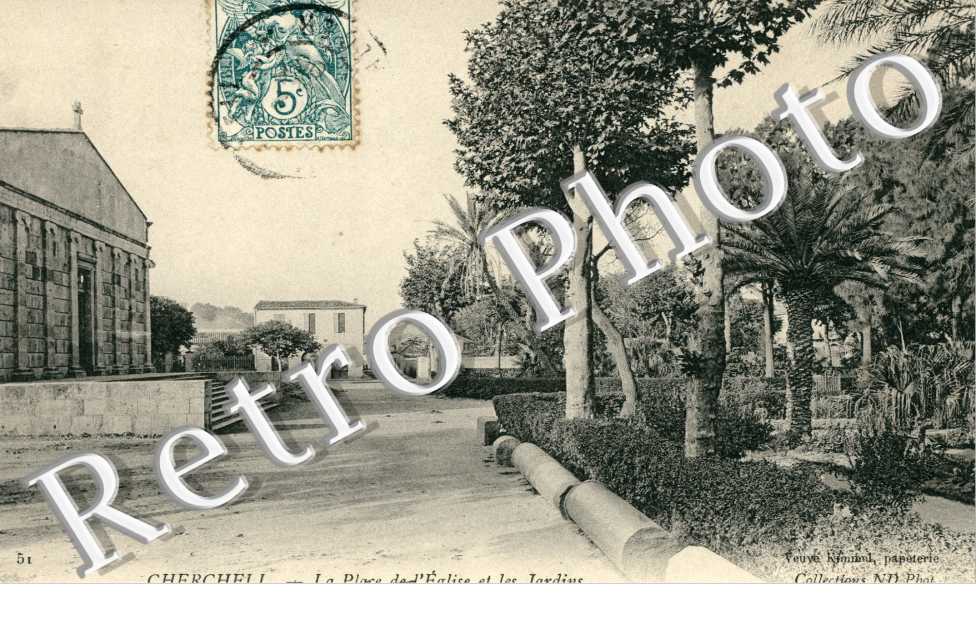 Place de l'Eglise et les Jardins