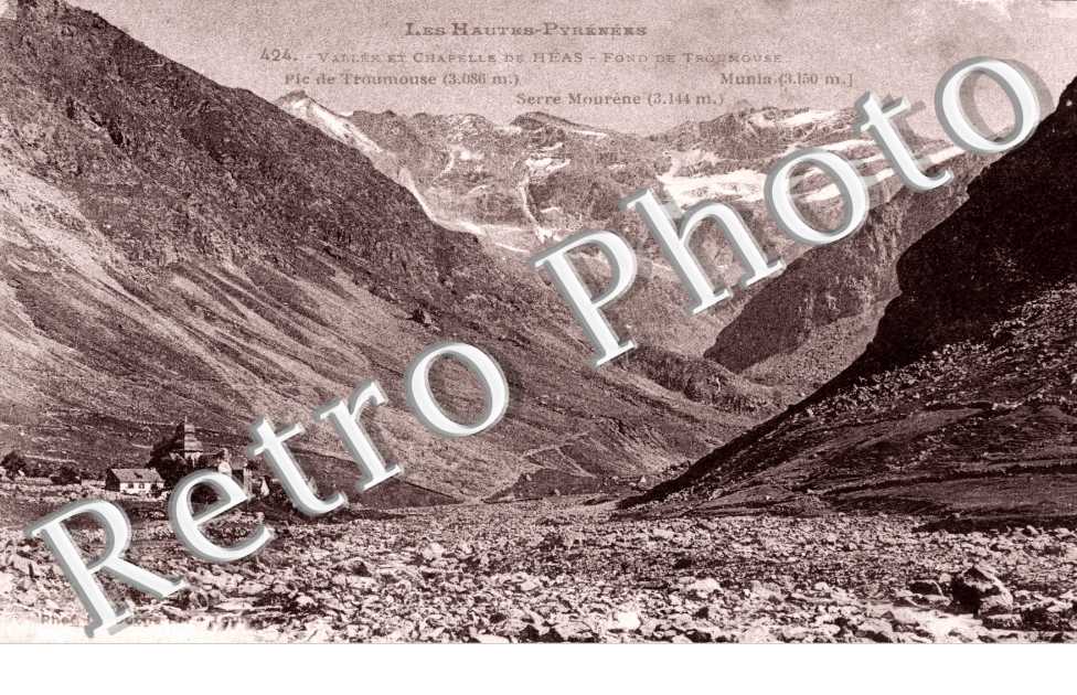 Vallee et chapelle de Heas Fon de Troumouse