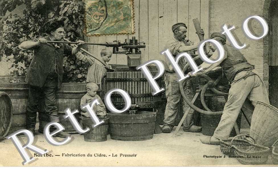 Fabrication du cidre le pressoir
