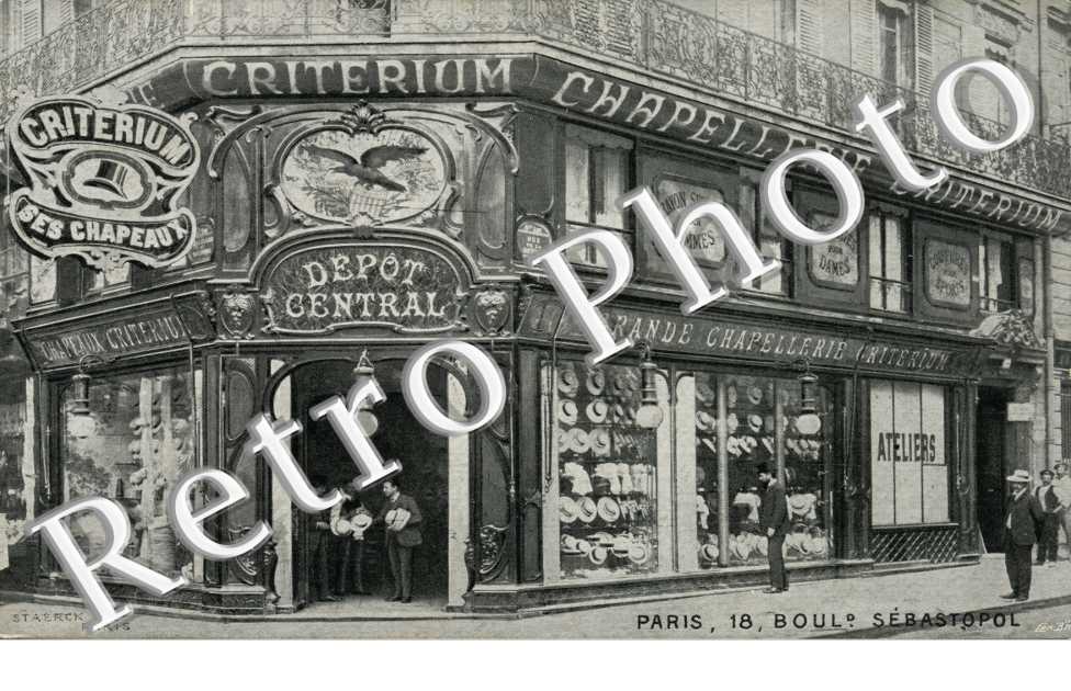 Chapellerie 18 boulevard Sebastopol