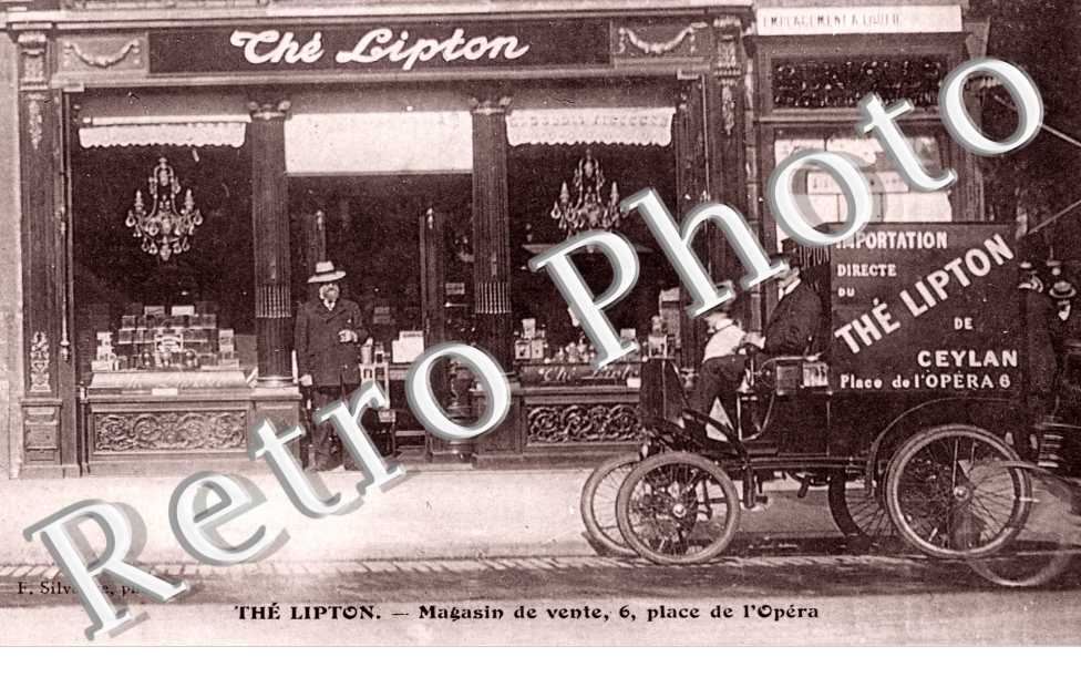 Thé LIPTON, magasin de vente, 6, place de l'Opéra