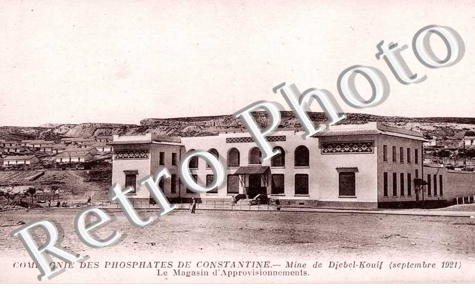 Compagnie des Phosphates de Constantine. Mine de Djebel-Kouif  (septembre 1921)