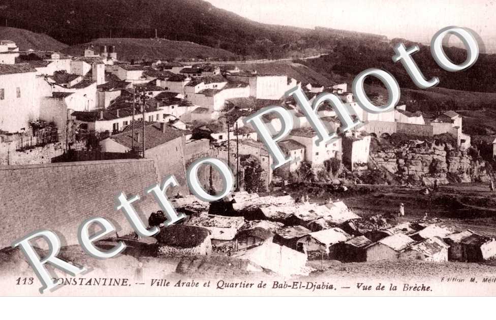 Ville Arabe et Quartier de Bab-El-Djabia, Vue de la Breche