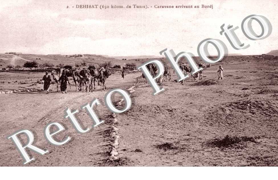 Caravane arrivant au Bordj