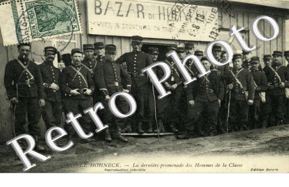 LE HOHNECK la derniere promenade des hommes de la classe  BAZAR DU HOHNECK