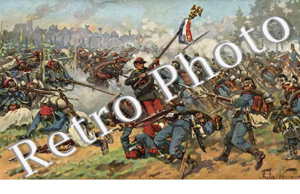 Aus Grosser Zeit Bilder aus dem Deutsch-Franzosichen Kriege 1870  71  Worth 6 august 1870
