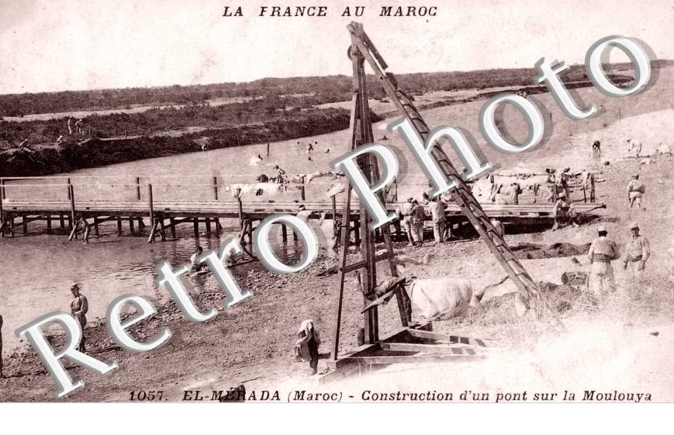 Construction d'un Pont sur la Moulouya