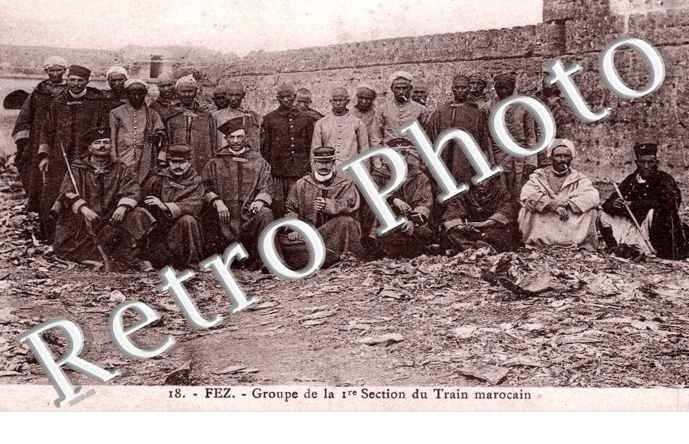 Groupe de la 1ere Section du  train marocain