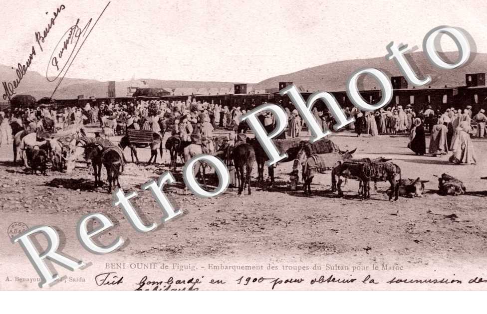 Embarquement des troupes du sultan pour le Maroc