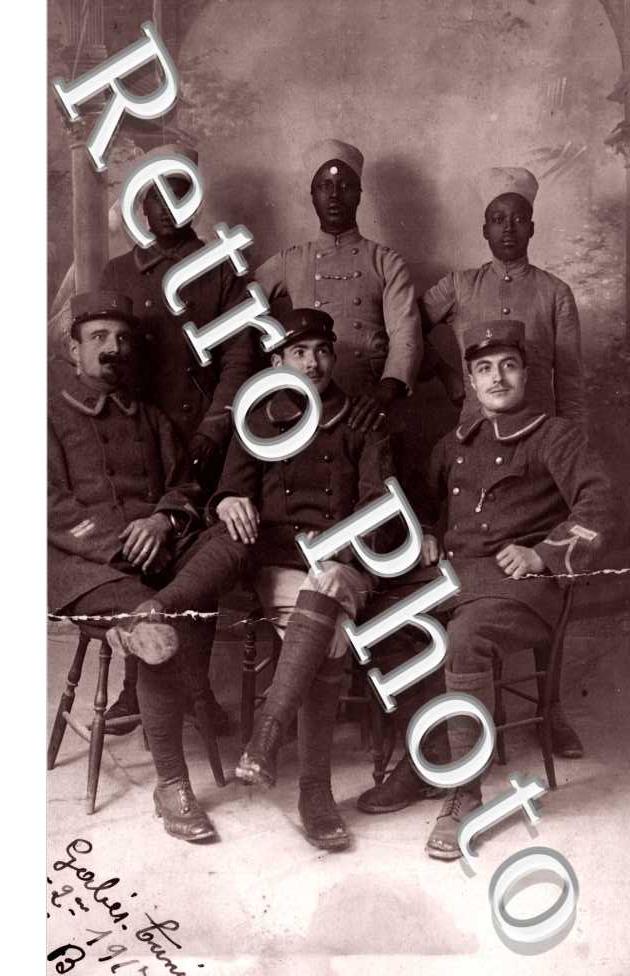 Des soldats pris en photo