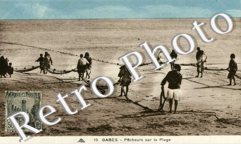 Pecheurs sur la Plage