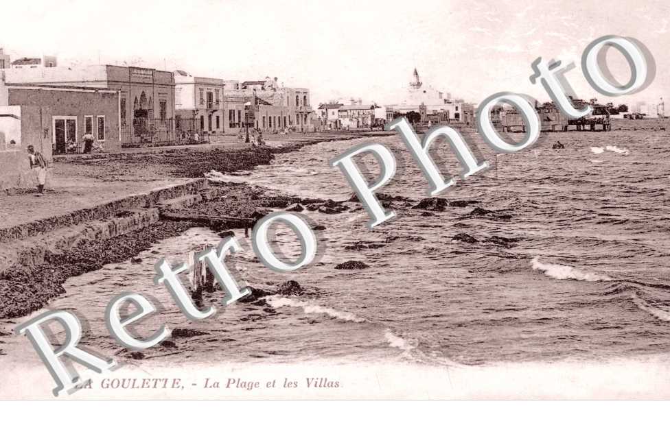 La plage et les villas