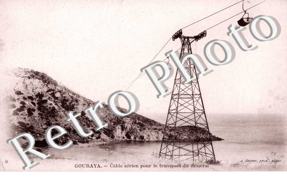 Cable aerien pour le transport du minerai