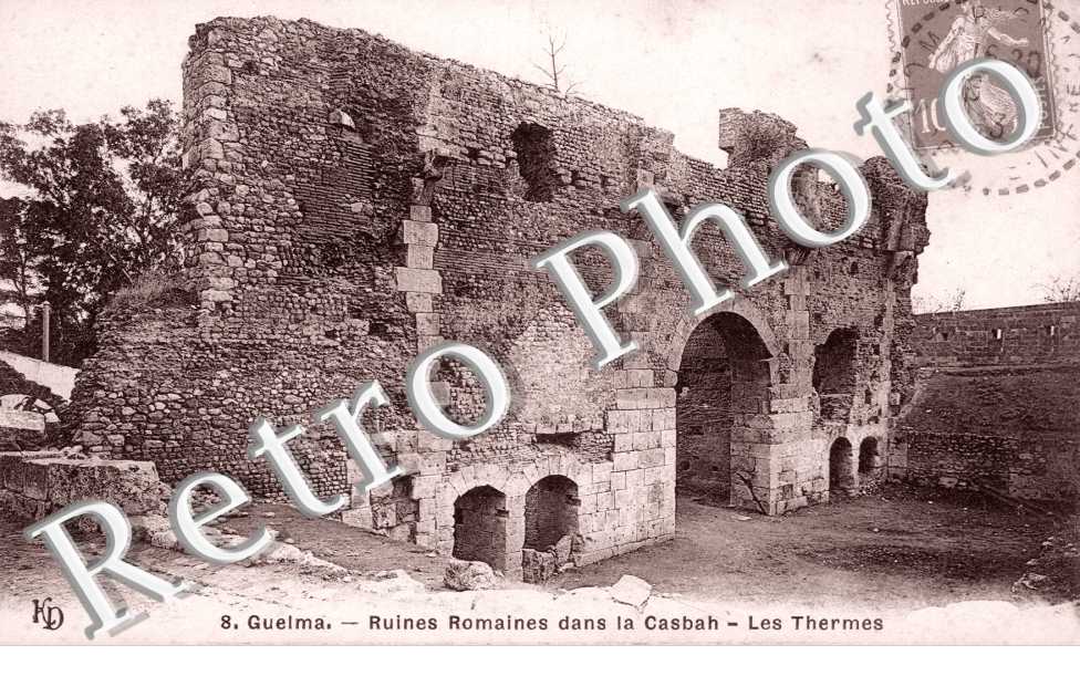 Ruines romaines dans la casbah - les thermes