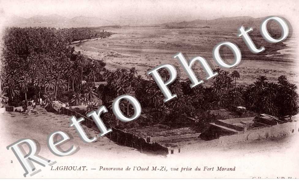 panorama de l'Oued M-Zi, vue du fort Morand
