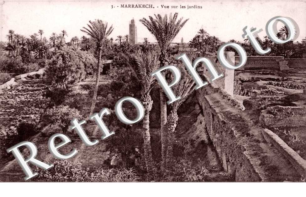Vue sur les jardins