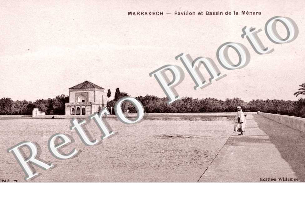 pavillon et bassin de la Menara
