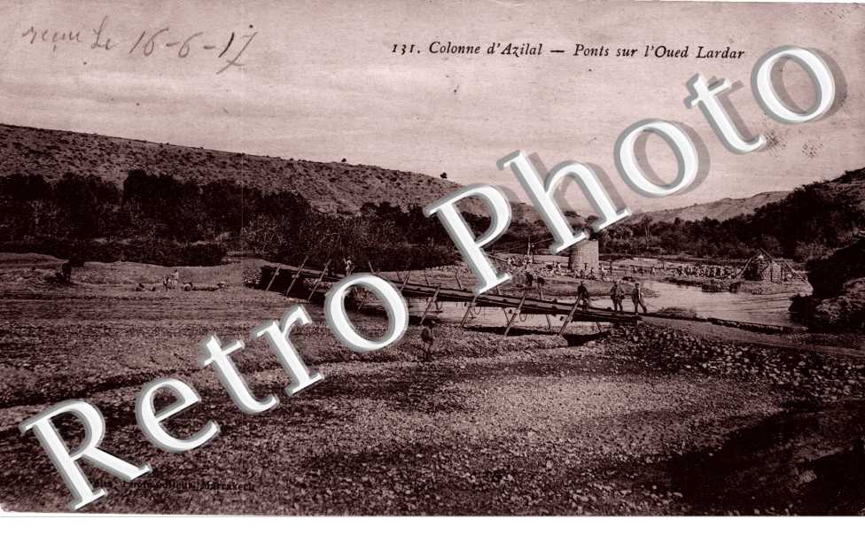 Pont sur l'Oued Lardar - Colonne d'Azilal