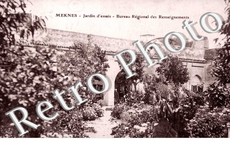 Jardin d'essais - Bureau Regional des Rensignements