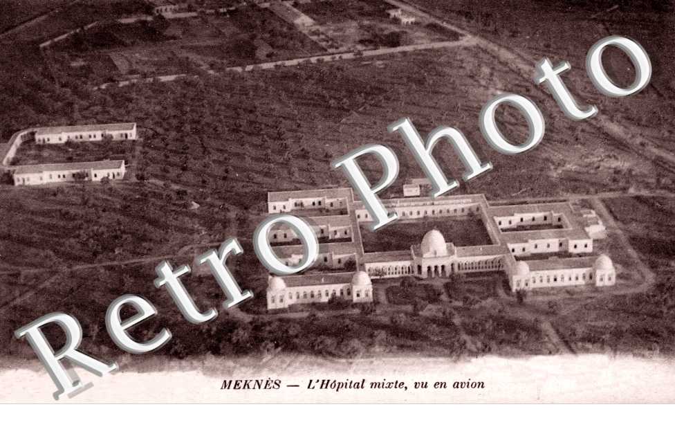 Hopital Mixte, vu en avion