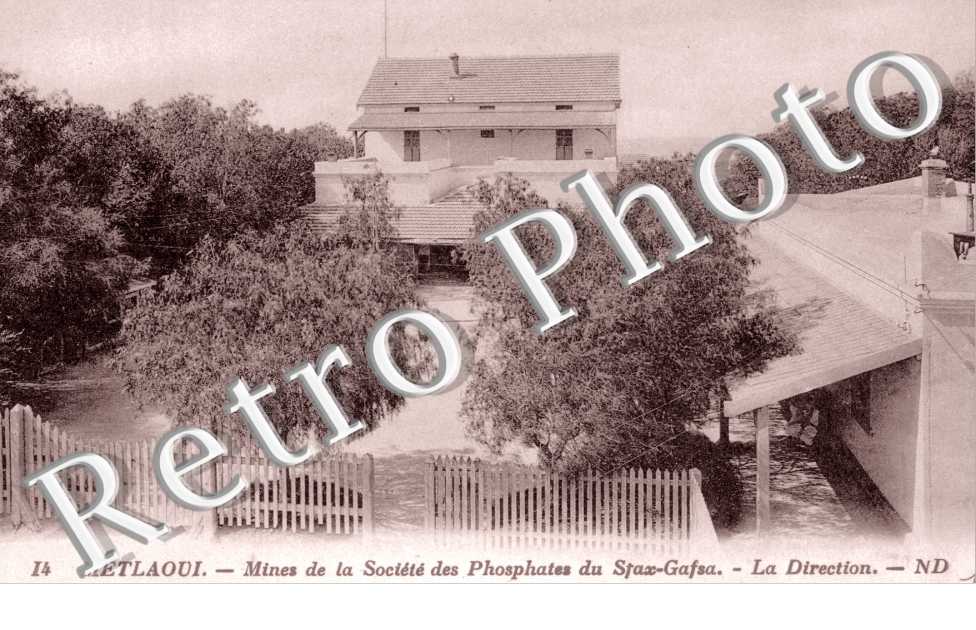 Mines de la societe des Phosphates du stax-gasfa