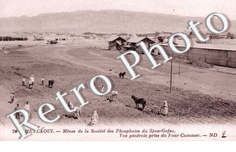 Mines dela societe des Phosphates du stax-Gasfa